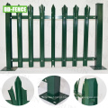 Galvanized D Seção de aço Picket Palisade Security Cere